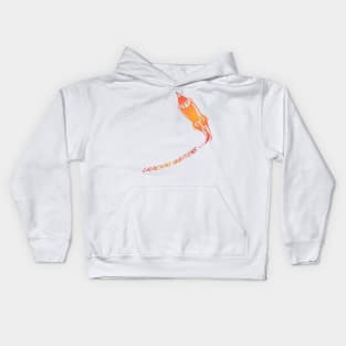 Soaring Dreams - Launching Ambitions Rocket Kids Hoodie